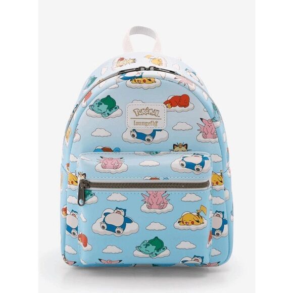 Loungefly Pokemon Sleeping Characters Snorlax Mini Backpack - Picture 1 of 4